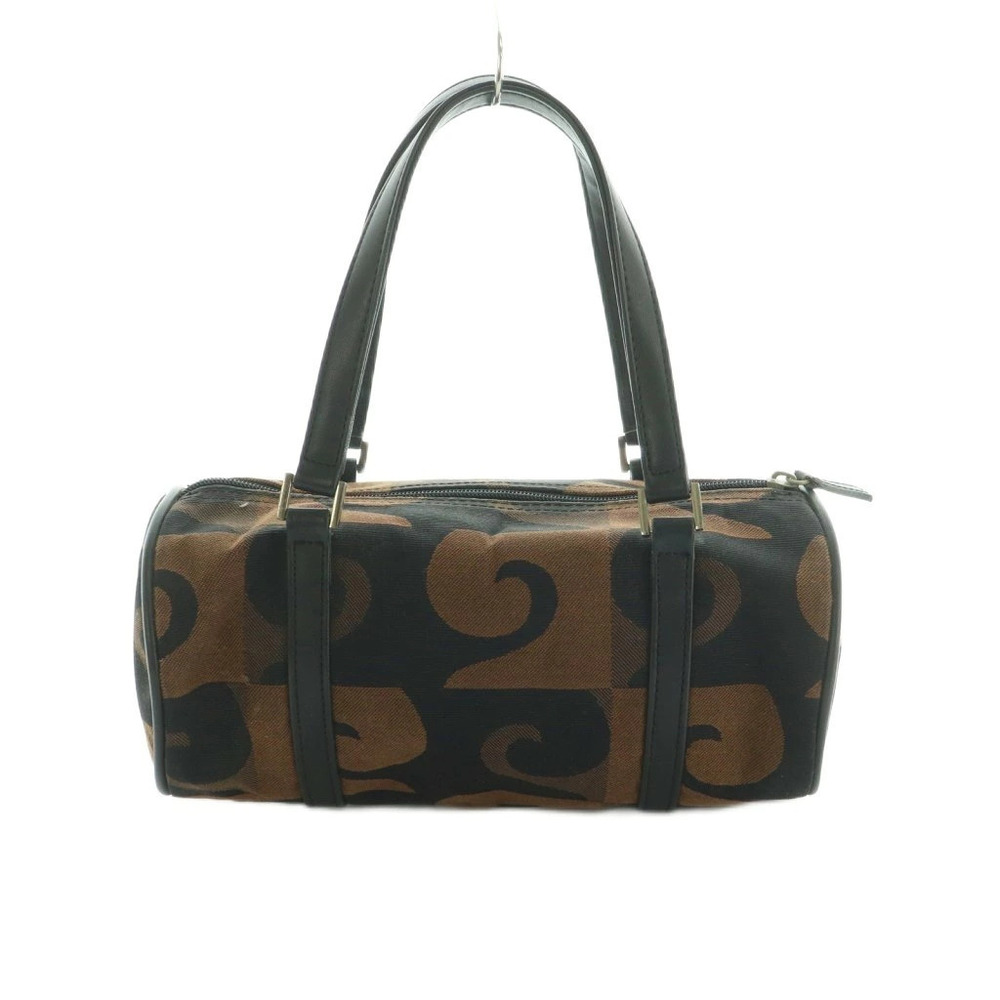 Pierre Card Handbag Bag All over Brown Black MI Brown Black